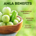 Amla Cápsulas Orgánicas (Phyllanthus Emblica) – 120 Cápsulas | Superalimento Antioxidante Natural