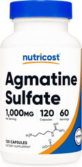 Nutricost Agmatine Sulfate 1000mg, 120 Cápsulas