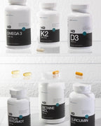 HD MUSCLE HealthHD D3 - 2000 UI Vitamina D3 - 90 Cápsulas