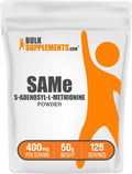 BulkSupplements.com SAM-e en Polvo - S-Adenosil-L-Metionina 400mg por dosis, 50g