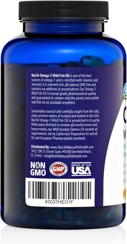Pure Omega 3 Fish Oil for Dogs – Aceite de – Calidad humana: Fabricado en Estados Unidos en instalaciones – Image 9