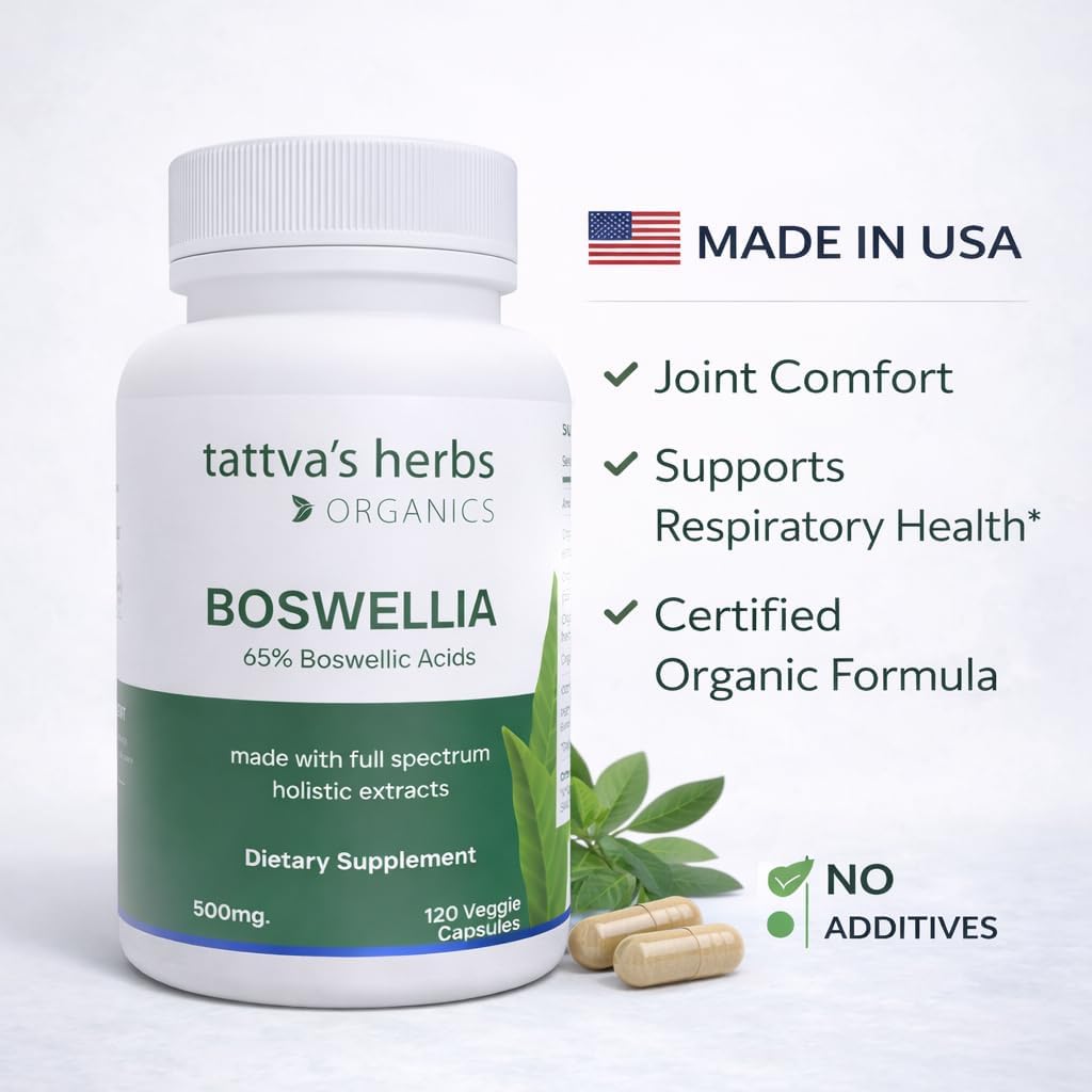 Boswellia Serrata CO2 Extract 500 mg - 240 Cápsulas Veganas (2 Pack)