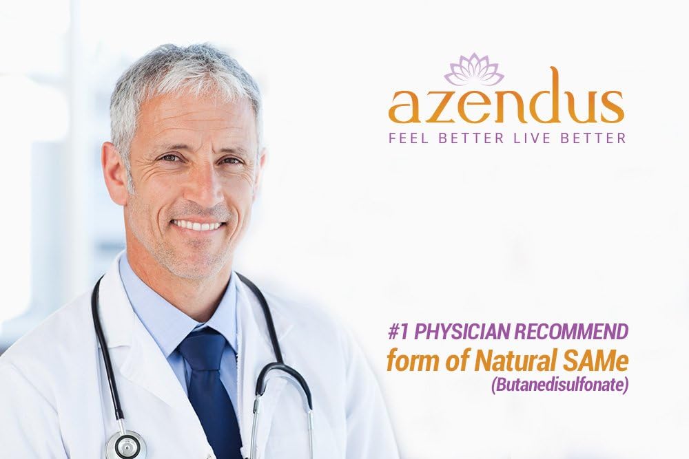 Azendus SAM-e 400mg 60 Comprimidos Recubiertos