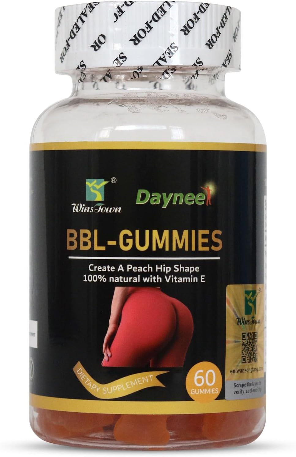 BBL Breast Curve Gummies, 60 Gominolas | Wins Town
