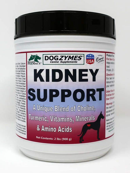 Dogzymes Kidney Support (2 libras) – Metionina : un aminoácido esencial que puede ayudar a acidificar la orina, – Image 1