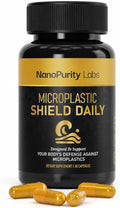 Microplastic Shield Daily | Apoyo Diario para el Bienestar en Entornos Modernos | Fórmula con Chlorella, Lycopeno y Ácido Cítrico | Vegano, No OGM | 30 Cápsulas