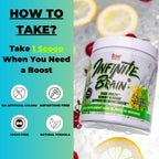 Psycho Pharma Infinite Brain Nootropic Game Changer Compete Win (Plato's Lemon Punch, 30 porciones)