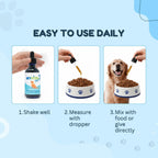 ESS60 Aceite de Oliva Virgen Extra Orgánico con Sabor Bacon para Perros - Complemento Alimenticio para Flexibilidad, Energía e Inmunidad (60 ml)
