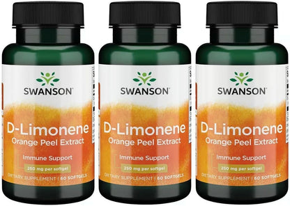 Swanson D-Limoneno - Suplemento de Extracto de Corteza de Naranja, 250 mg, 60 Cápsulas – Image 7