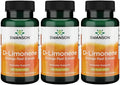 Swanson D-Limonene - Extracto de Cáscara de Naranja para Salud Celular (60 Cápsulas, 250 mg cada una) (Pack de 3)