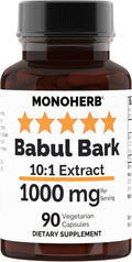 MONOHERB Babul Bark 10:1 Extract - 1000 mg por dosis - 45 Cápsulas Veganas