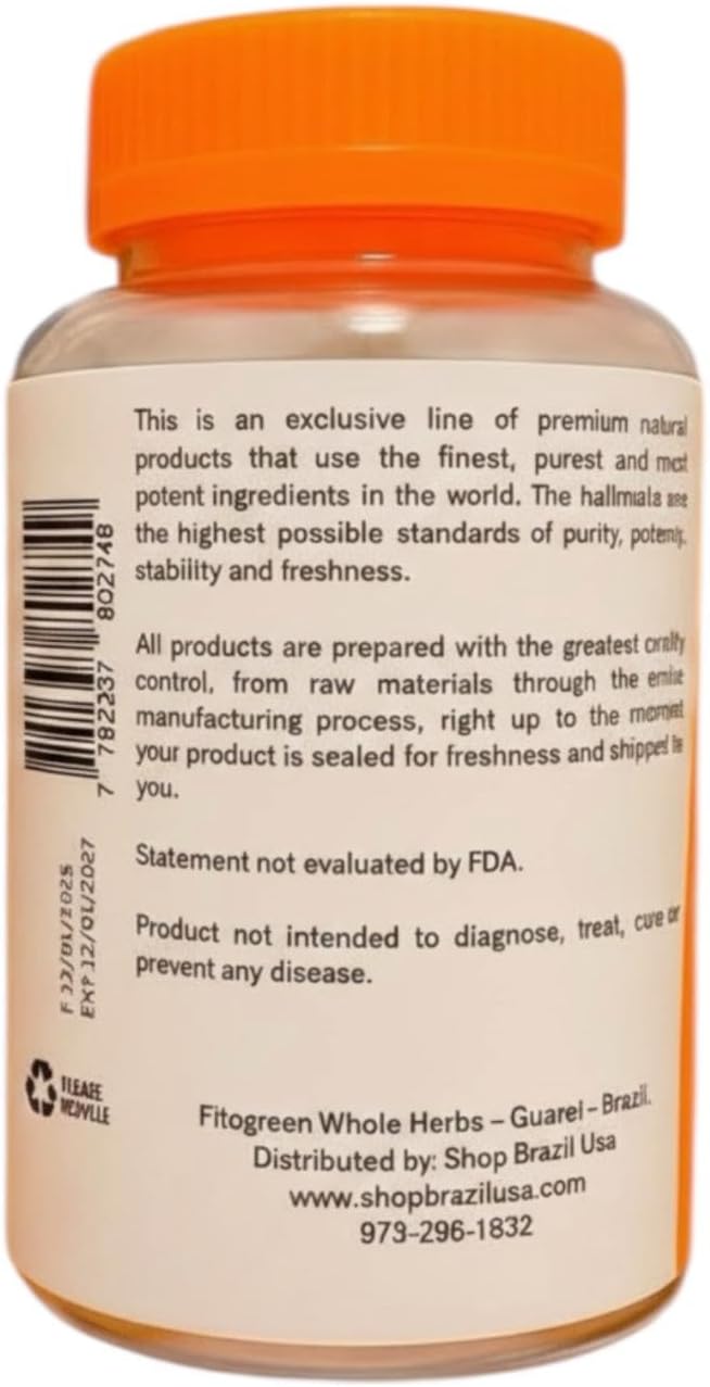 Aceite de Sucupira (Pterodon emarginatus) 500 mg - 60 Cápsulas - De Origen Vegetal