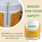 NanoVM Senior 71+ Multivitamin Powder - 14 Vitaminas y 13 Minerales, Sin Alérgenos, Bajo en Carbohidratos, 275g