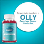 GeriCare DeStress Gummies con GABA, L-Teanina y Melisa - Sabor a Frutos del Bosque - 42 unidades