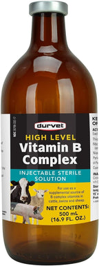 Durvet Complejo B de Alta Potencia 500 ml