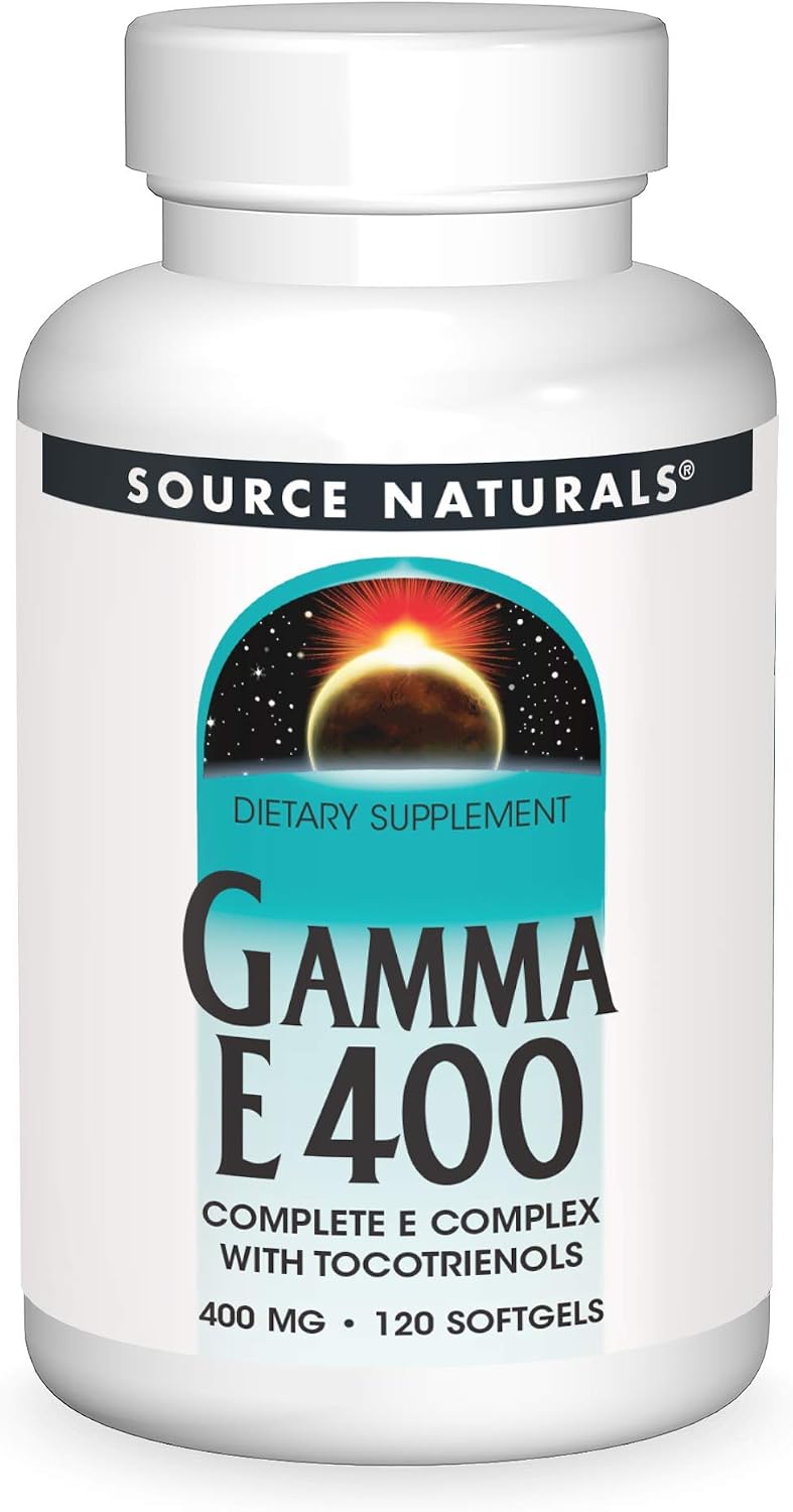 Source Naturals Gamma E 400, 60 cápsulas blandas