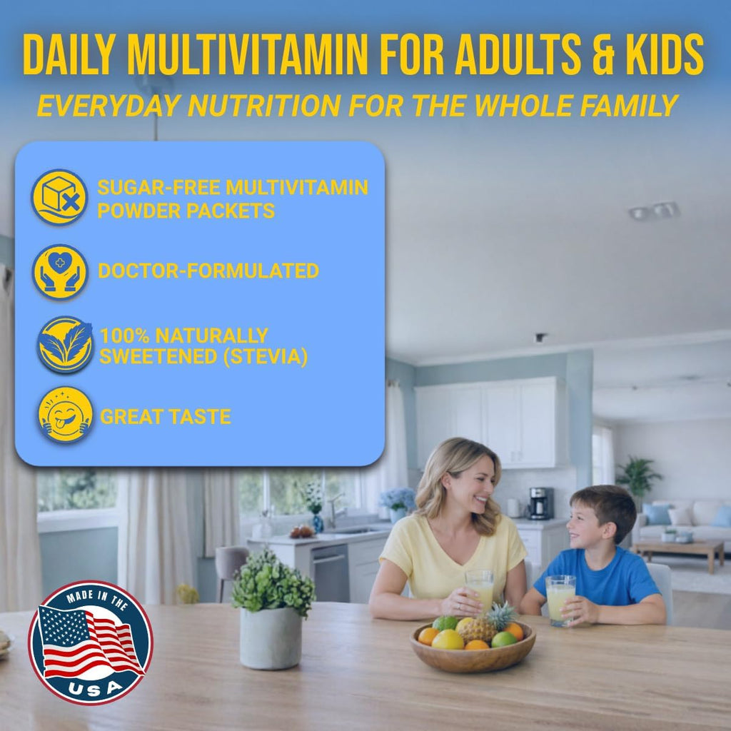Multivitamínico en Polvo Sabor Tropical Dr. Price - 30 Sobres