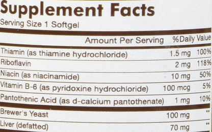 Mason Vitamins Complejo B Multivitamínico, 100 Cápsulas Blandas – Image 3