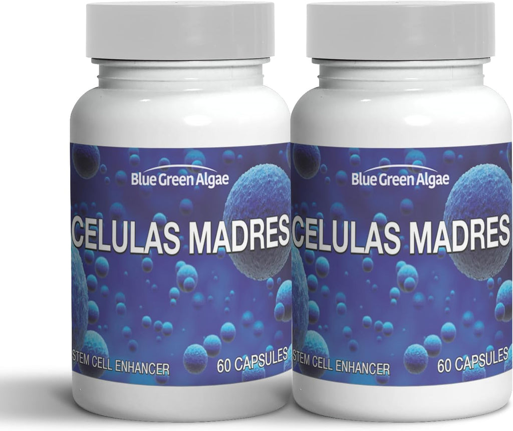 Stem Cell Células Madres - Suplemento Antiedad y Longevidad, 60 Cápsulas Vegetarianas