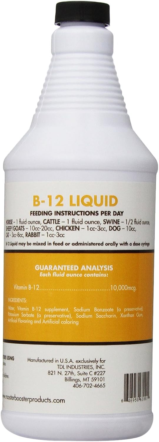 Rooster Booster B-12 Líquido, 946 ml