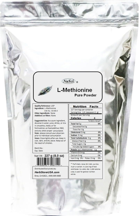 L-Methionine Powder Pure (227 Gramos)