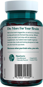 Neuriva Original Gominolas de Fresa para la Salud Cerebral (50 uds) (Pack de 3)