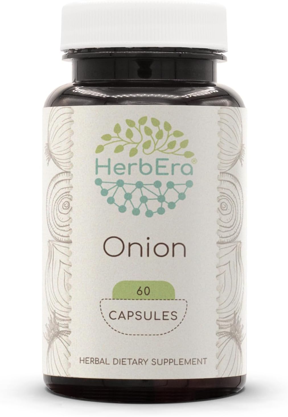HerbEra Cápsulas de Cebolla 500 mg (60 Unidades)