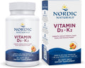 Nordic Naturals Vitamin D3 + K2, Sabor Naranja - 60 Cápsulas Blandas