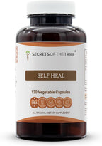 Secrets of the Tribe Self Heal 120 Cápsulas - Prunella Vulgaris (Heal All) - Complemento Alimenticio Herbal