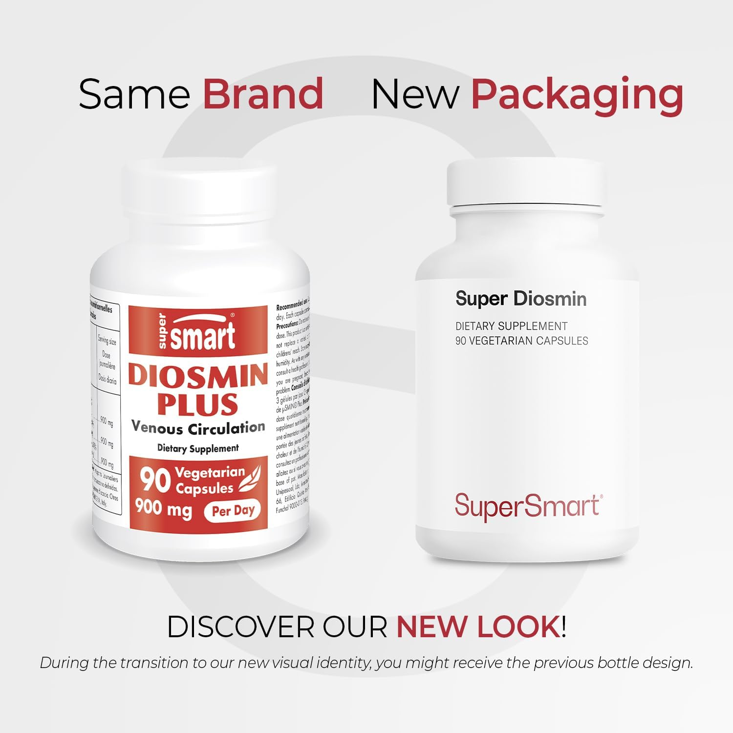 Supersmart Diosmin Plus - 900 mg - 90 cápsulas vegetales