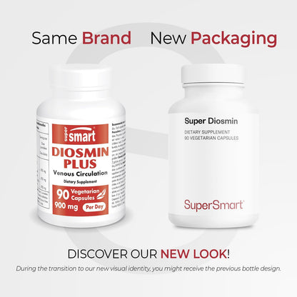 Supersmart Diosmin Plus - 900 mg - 90 cápsulas vegetales – Image 2