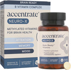 Neuro X - Complejo de Vitamina B Activo con L-Metilfolato, Adenosilcobalamina, P5P | 30 Comprimidos