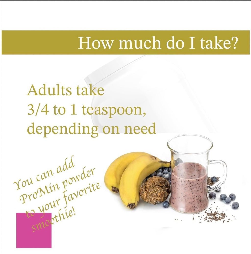 ProMin Powder - Suplemento Alimenticio Integral para la Fortaleza Ósea y Salud Musculoesquelética, 120 Servicios