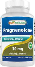 Best Naturals Pregnenolone 30 mg, 120 Tablets