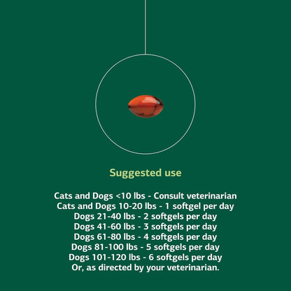 Standard Process Inc. VF Omega-3 para Mascotas - Suplemento de Ácidos Grasos Omega-3 - 90 Cápsulas Blandas – Image 5