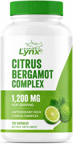 Citrus Bergamot 1200 mg – Apoyo Cardiovascular y Antioxidante | 120 Cápsulas (60 Días) | No Transgénico