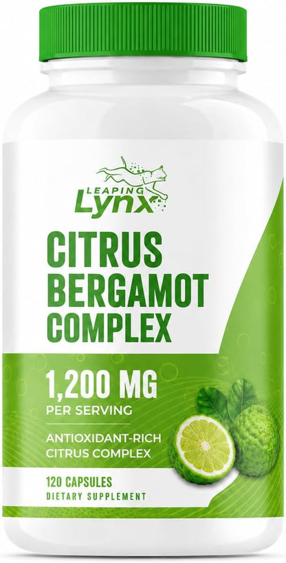 Citrus Bergamot 1200 mg – Apoyo Cardiovascular y Antioxidante | 120 Cápsulas (60 Días) | No Transgénico – Image 1