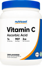 Nutricost Ácido Ascórbico en Polvo (Vitamina C) 227 g