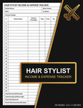 Hair Stylist Income & Expense Tracker: Daily Revenue & Expense Log Book for Hair Salon & Barber | Hairstylist Financial Journal