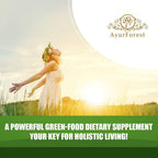 AYURFOREST Comprimidos de Hierba de Trigo (Wheatgrass) - 120 Comprimidos, 500 mg Cada Uno