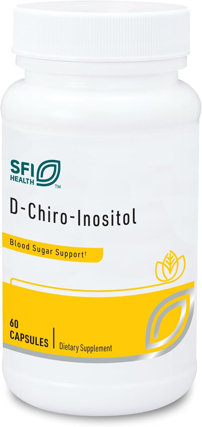 SFI Health Klaire Labs D-Chiro-Inositol - 150 mg - Suplemento Hipoalergénico (60 Cápsulas)