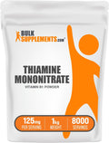 BulkSupplements.com Tiamina Mononitrato en Polvo - Vitamina B1, 125mg por dosis, 5kg