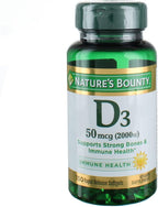 Vitamina D 2000 UI, 150 comprimidos – Nature's Bounty