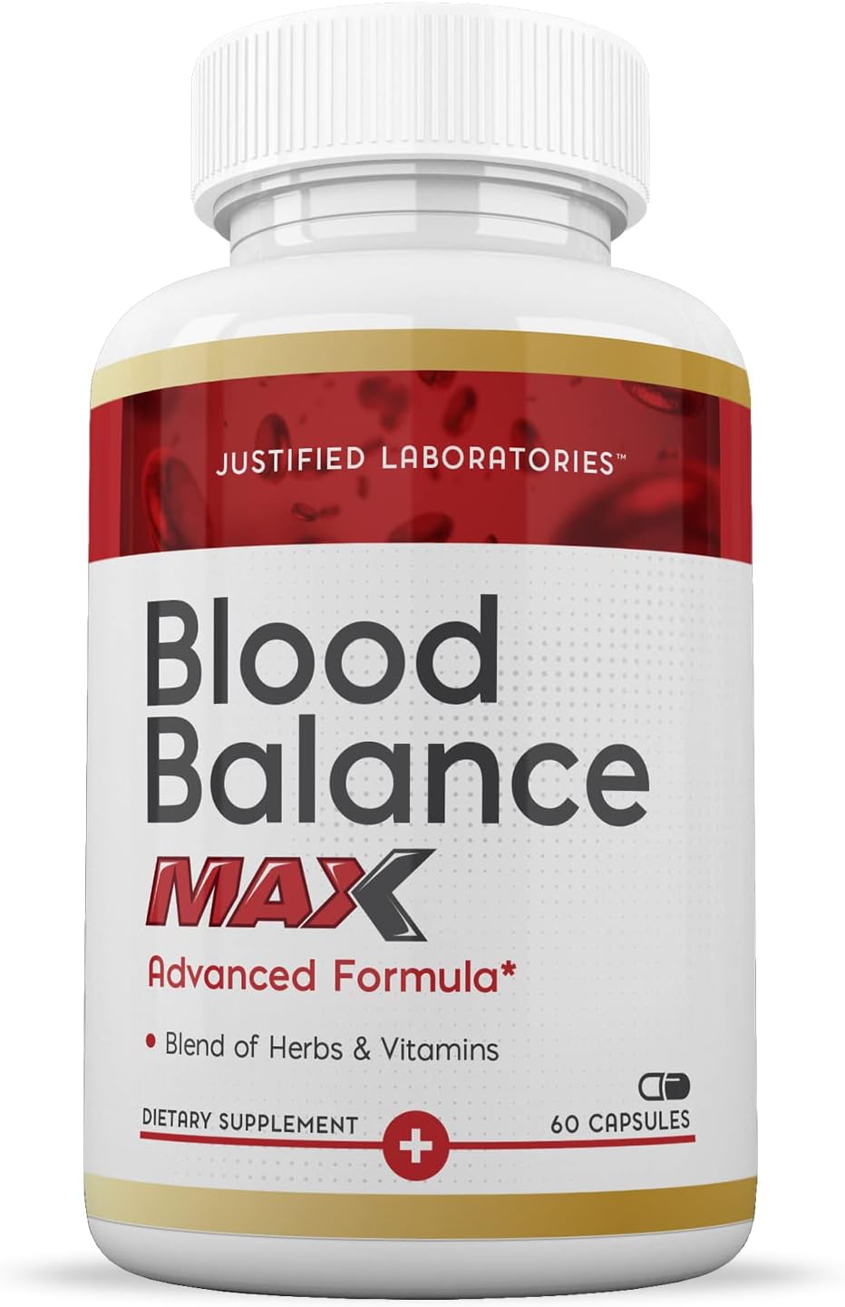 Justified Laboratories Blood Balance Max - 60 cápsulas, pack de 2