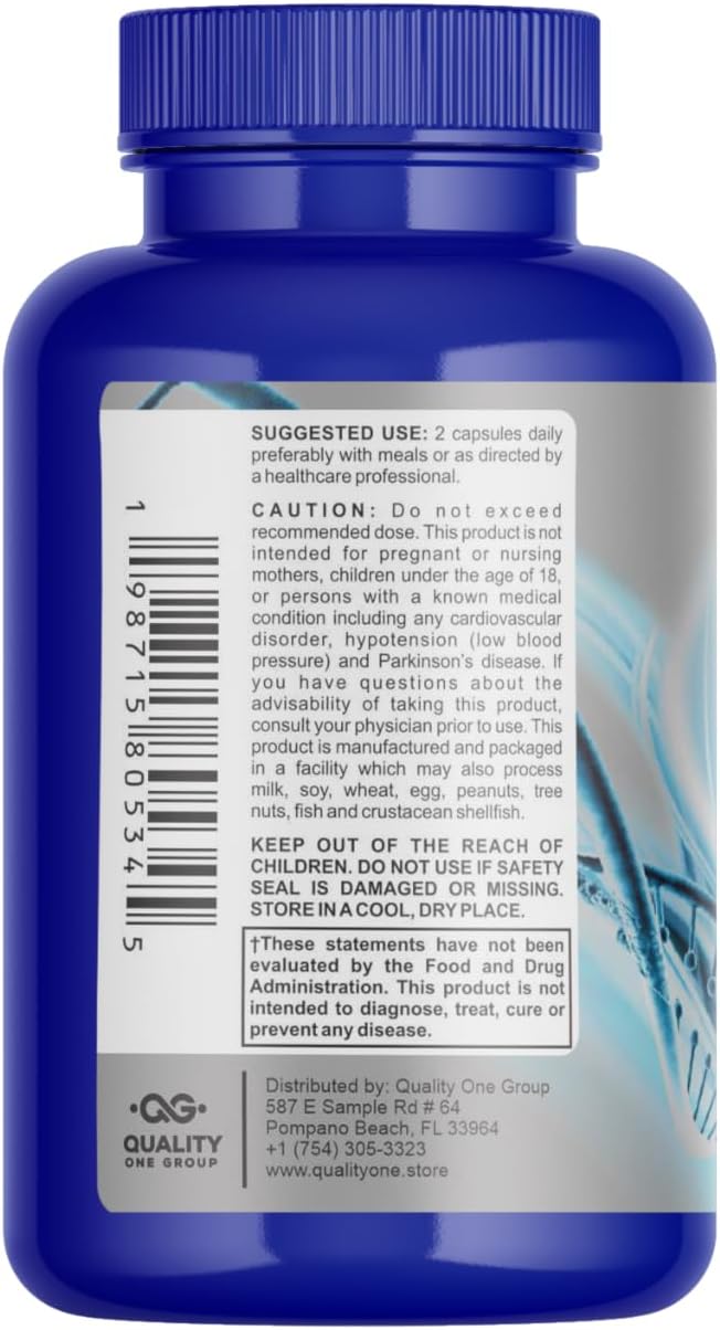 QUALITY ONE Immune Support Complex – Complejo de Apoyo Inmunológico con Vitamina C y Antioxidantes
