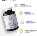 Relumins Vitamina C con Escaramujo - 1000 mg - 180 Cápsulas (30 Días)