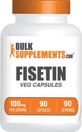 BulkSupplements.com Fisetina 100 mg - 90 Cápsulas Veganas