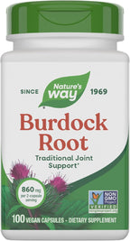 Nature's Way Burdock Root, 100 Vegan Capsules