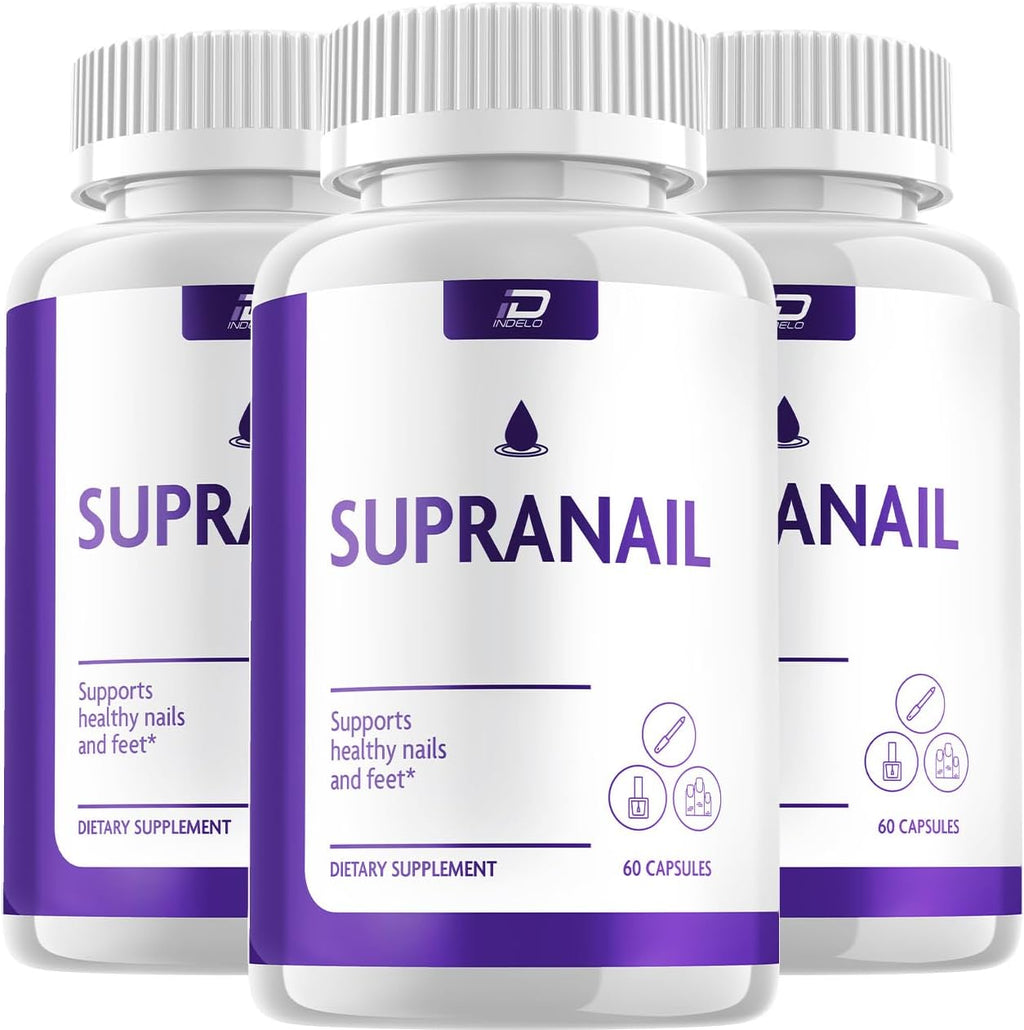 Supranail Cápsulas para el Cuidado de las Uñas (3 Paquetes - 180 Cápsulas)