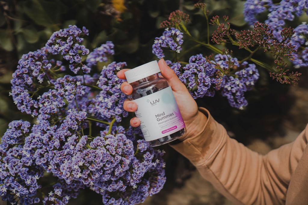 LUV health Mind Gummies – Gominolas de Hongos Funcionales para Enfoque, Energía y Apoyo Inmunológico